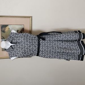 Talbots Dress Button Front Sleeveless Shirtdress